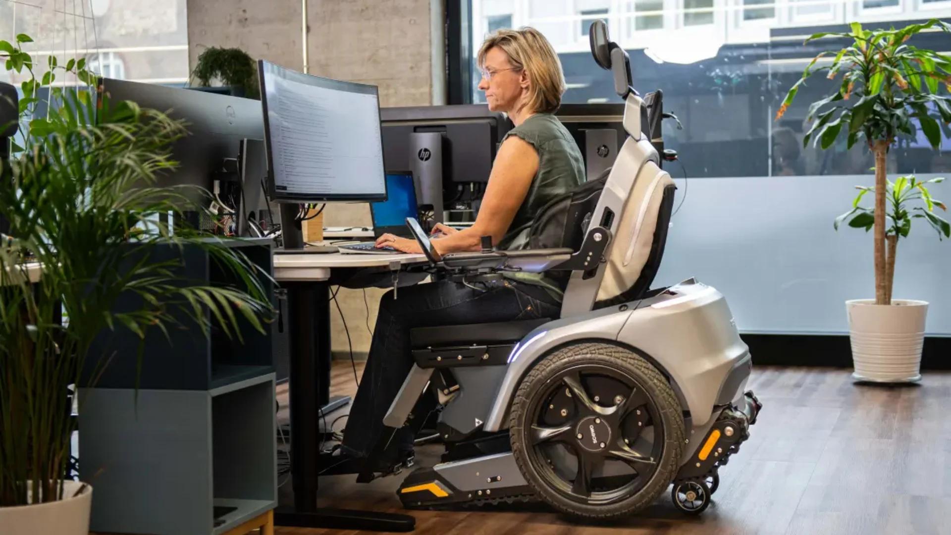 Scewo am Arbeitsplatz