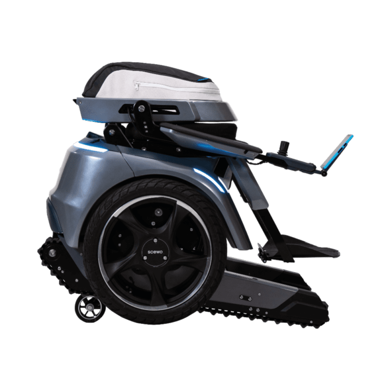 Scewo BRO power wheelchair folded - Ready for transport
