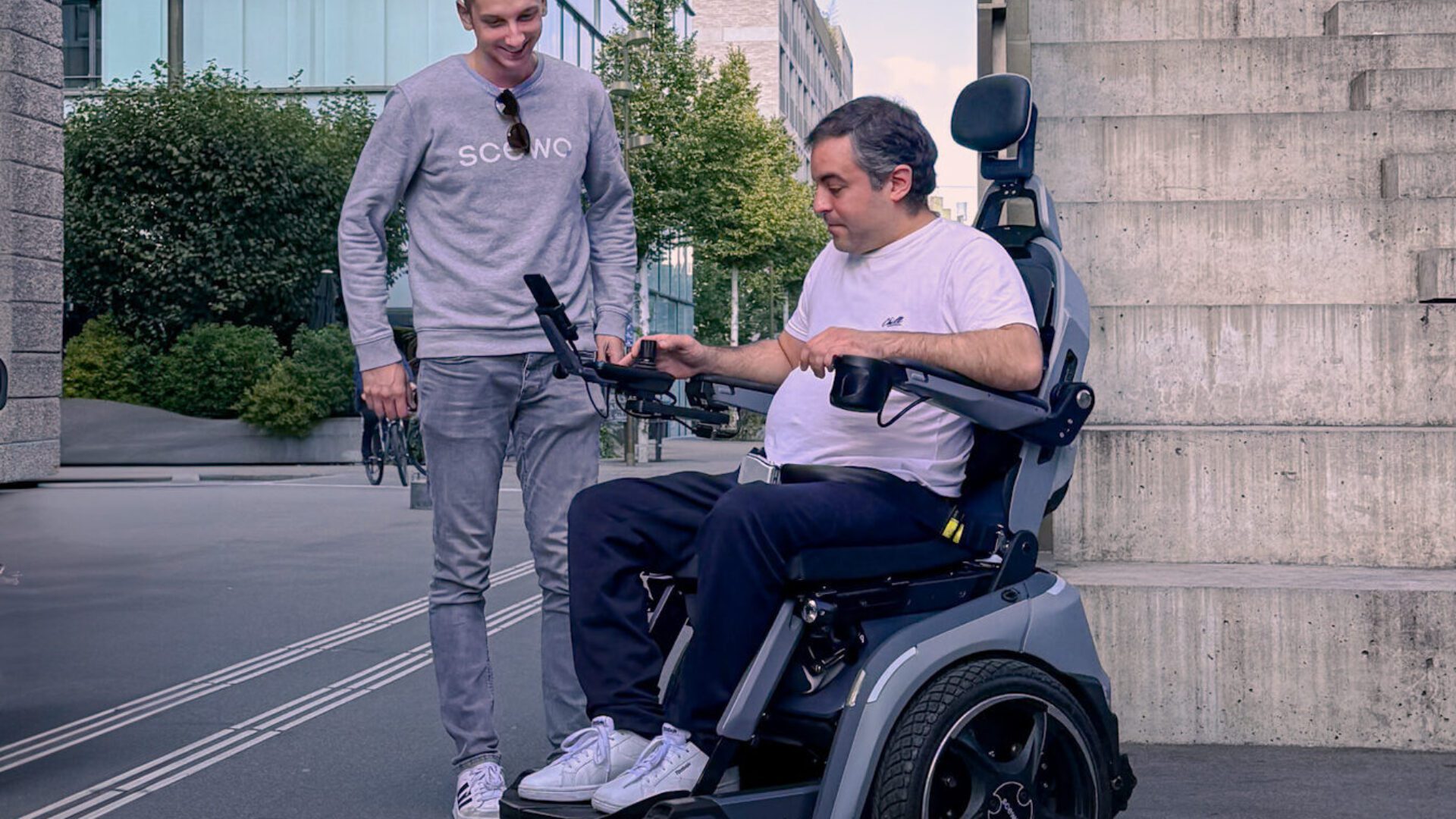 Scewo BRO auf einer Probefahrt