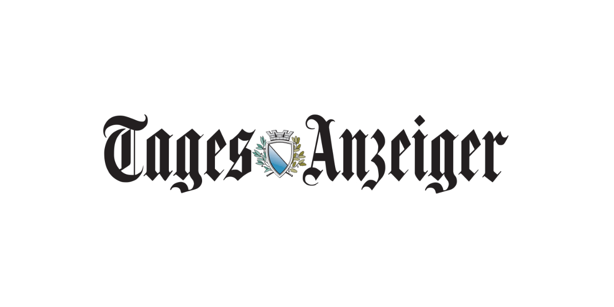 Logo der Schweizer Zeitung Tages-Anzeiger in Frakturschrift mit Zürcher Wappen